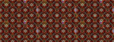 Çiçek ve yapraklı çiçek deseni. Raster illüstrasyonu. Küçük çiçekli şirin desen.