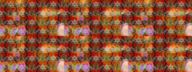 Kahverengi ve bej renkli çiçekler. Renkli Bahar Teması eskiz kalıbı. Düz Çiçek Elementleri Tasarımı. Çiçekle çizim deseni.