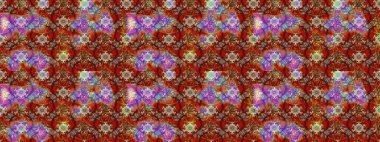 Raster Modaya uygun kumaş deseni. Kahverengi ve kırmızı renkli şirin çiçek desenleri. Düz Çiçek Elementleri Tasarımı. Renkli Bahar Teması çizim şablonu.