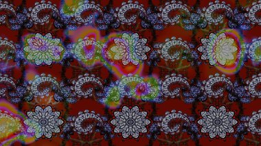 Yaprak ve çiçeklerin suluboya resimleri, gri ve kahverengi renkler üzerine çizimler. Raster illüstrasyonu. Gri ve kahverengi renkte bahar çiçekleri.