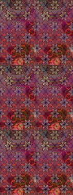 Motley illüstrasyonu. Küçük çiçekte güzel bir desen. Çiçekli bahar çiçekleri. Küçük renkli çiçekler. Moda baskıları için zarif bir şablon.