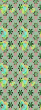 Raster illüstrasyonu. Klasik tropikal doğal elementlerin suluboya seti. Egzotik çiçekler, nötr ve gri renkler üzerine botanik parlak klasik doğa.