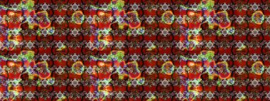 Düz Çiçek Elementleri Tasarımı. Renkli Bahar Teması eskiz kalıbı. Parlak arkaplan eskiz desenli çiçekli fantezi tasarımı.