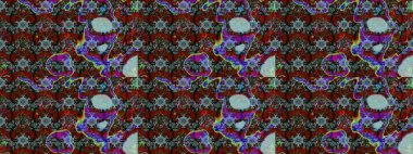 Çiçeksel elementlerle süslenmiş zarif raster dokusu. Küçük çiçekte hoş bir çiçek deseni var. Parlak çiçekli kahverengi ve gri renkler üzerine soyut çizim deseni.