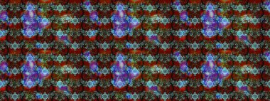 Suluboya etkisi. Organik elementler. Raster deseni. Botanik çizim deseni.