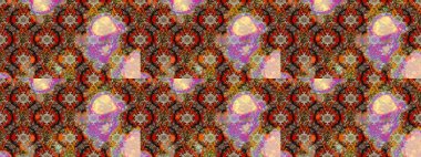 Düz Çiçek Elementleri Tasarımı. Renkli Bahar Teması eskiz kalıbı. Parlak arkaplan eskiz desenli çiçekli fantezi tasarımı.