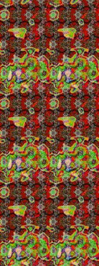 Çiçekli çiçek deseni, suluboya. Raster deseni. Süslü kumaş deseni.