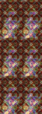 Kahverengi ve gri renkte çiçekli çiçek deseni. Suluboya tarzında kahverengi ve gri renkte çiçekler.