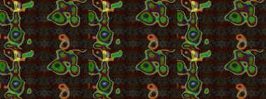 Çiçekli çiçek deseni, suluboya. Düz Çiçek Elementleri Tasarım Raster illüstrasyonu. Kahverengi ve gri renkli çiçekler. Renkli Bahar Teması çizim şablonu.