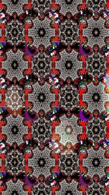 Modern gelişim, siyah ve nötr raster arka plan duvar kağıdı çizimi, klasik çizgi çizgisi, desenli desenli çiçekler, çiçekli süsler. Çiçekli el çizimi çizimi deseni.