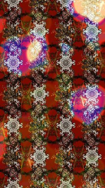 Küçük renkli çiçekler. Küçük çiçekte güzel bir desen. Moda baskıları için zarif bir şablon. Robot resim. Çiçekli yaz çiçekleri. Motley illüstrasyonu.