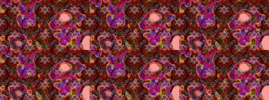 Düz Çiçek Elementleri Tasarımı. Renkli Bahar Teması eskiz kalıbı. Çiçekli eskiz arkaplanı. Çocuk stili.