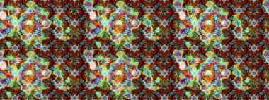 Yumuşak, yaz çiçekli arka plan. Çiçekli karalama şeklinde Raster çiçek deseni. Kahverengi ve gri renkte çiçekler.