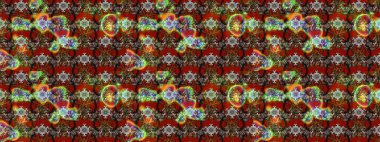 Nazik, narin çiçek arkaplanı. Kahverengi ve kırmızı renkte çiçekler. Raster çiçek desenli ve çiçekli..