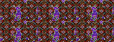 Düz Çiçek Elementleri Tasarımı. Çiçeksel fantezi tasarımı ve parlak bir arka plan çizimi. Renkli Bahar Teması çizim şablonu.