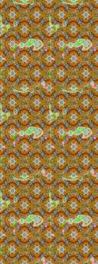 Çiçek desenli raster, kahverengi ve turuncu çizgi grafik desenli soyut raster arkaplan. Modern stil dokusu.