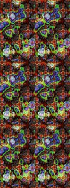 Çiçek kompozisyonu, el boyası, hassas şablon. Sevgililer günü ve tebrik kartı konsepti için şık bir davetiye. Manzaralı çiçek deseni. Üst görünüm, yumuşak kahverengi ve siyah renk.