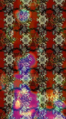 Simple cute pattern in small-scale flowers. Raster illustration. Floral sketch background for textile or book covers, manufacturing, wallpapers, print, gift wrap and scrapbooking.