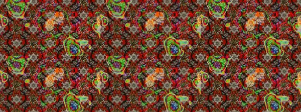 Vadinin çiçekleri kahverengi ve kırmızı renklerde. Çiçeksel çizim kalıbının çizimi.