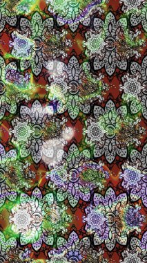 Raster Güzel kumaş deseni. Raster suluboya çiçek deseni, narin çiçekler, gri ve nötr çiçekler, tebrik kartı şablonu.