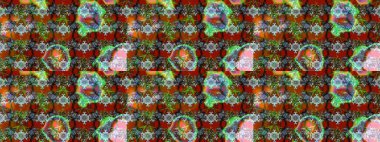 Asya tekstil tarzında. Raster illüstrasyonu. Raster illüstrasyonu. Kahverengi ve yeşil renkli çiçekler. Çiçek desenini çiz.