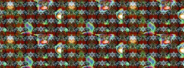 Modern çiçek arkaplanı. Moda baskıları için zarif bir şablon. Parlak renkli çiçekleri ve kahverengi ve kırmızı renkte yaprakları olan harika bir çiçek deseni. Halk stili.