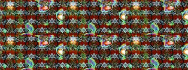 Modern çiçek arkaplanı. Moda baskıları için zarif bir şablon. Parlak renkli çiçekleri ve kahverengi ve kırmızı renkte yaprakları olan harika bir çiçek deseni. Halk stili.