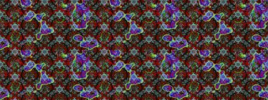 Kahverengi ve kırmızı renkler üzerine çiçek desenli eskiz, el yapımı papatyalar, papatyalar. Tekrarlayan çiçek arkaplanı, zarif kahverengi ve kırmızı çiçek duvar kağıdı.