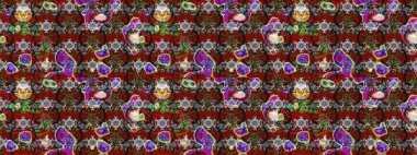 Çiçekli karalama şeklinde Raster çiçek deseni. Gri ve kırmızı renkte çiçekler. Nazikçe, güzel çiçek arkaplanı..