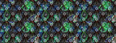 Raster illüstrasyonu. Gri ve siyah renkte zarif çiçekli suluboya. Renkli Bahar Teması eskiz kalıbı. Düz Çiçek Elementleri Tasarımı.