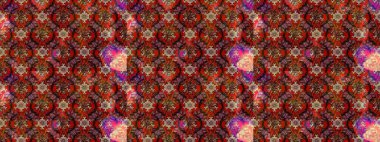 Kahverengi ve kırmızı renkte çiçekler. Yumuşak, yaz çiçekli arka plan. Raster çiçek desenli ve çiçekli..