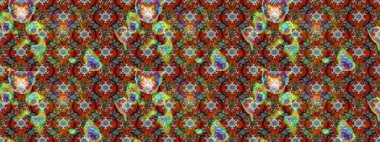 Çiçek arkaplanlı soyut zarafet eskiz deseni. Raster Güzel kumaş deseni.