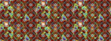 Çiçek arkaplanlı soyut zarafet eskiz deseni. Raster Güzel kumaş deseni.