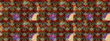 Hoş bir çiçek geçmişi var. Güzel kumaş deseni. Raster illüstrasyonu. Küçük çiçekte çizim deseni.