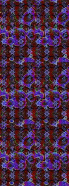 Raster illustration. Raster illustration. In sketch style brown and violet colors. Collection of hand drawn flowers and plants. Sketch floral pattern with cute doodles flowers.