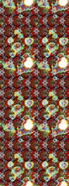 Düz Çiçek Elementleri Tasarımı. Çiçek deseni. Raster illüstrasyonu. Renkli Bahar Teması eskiz kalıbı. Chichi kumaş deseni çiz.