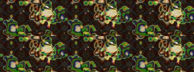 Çiçek desenli eskiz, yaz çiçekleri. Düz Çiçek Elementleri Tasarımı. Kahverengi ve gri renkli çiçekler. Renkli Bahar Teması çizim şablonu.