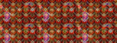 Çiçek tasarımı için inanılmaz bir kolaj cenneti tarzı. Parlak çiçekli kolaj çiçekleri kahverengi ve kırmızı. Çiçekli zambaklar eskiz arka planı.