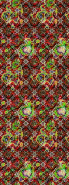 Moda baskıları için zarif bir şablon. Renkli çiçekli ve yapraklı harika bir çiçek deseni çizmişsin. Halk tarzı. Modern çiçek arkaplanı.