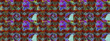 Renkli Yaz Temalı eskiz kalıbı. Kırmızı ve mavi renkte çiçekler. Çiçekli eskiz çizimi. Düz Çiçek Elementleri Tasarımı.