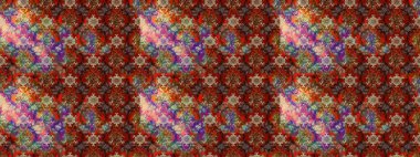 Düz Çiçek Elementleri Tasarımı. Renkli Bahar Teması eskiz kalıbı. Raster..