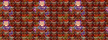 Kahverengi ve kırmızı renkte çiçekler. Çiçekli karalama şeklinde Raster çiçek deseni. Nazikçe, güzel çiçek arkaplanı..