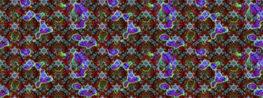 Tekstil, kumaş, kapaklar, duvar kağıtları, baskı, naylon, koleksiyon defteri, örgü, dekupaj için güzel bir eskiz. Küçük kahverengi ve kırmızı çiçeklerle oldukça kaliteli besin torbası deseni.