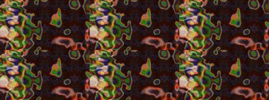 Kahverengi ve yeşil renkli çiçekler. Elle boyanmış suluboya resim çizimi çiçekler ve bitkiler.