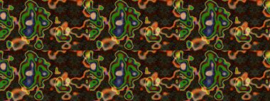 Raster çiçek izi. Çiçeksel kahverengi ve gri çizim deseni. Klasik taslak çizimi.