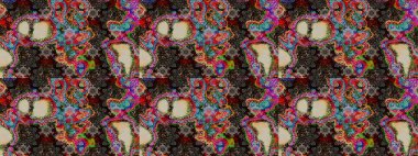 Stylish invitation for valentines day and greeting card concept. Scenic flower pattern on black and brown colors. Top view, soft style. Floral composition, hand painted, delicate template.