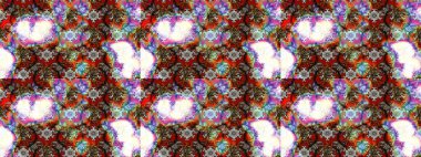 Renkli Bahar Teması eskiz kalıbı. Çocuk stili. Çiçekli eskiz arkaplanı. Düz Çiçek Elementleri Tasarımı.