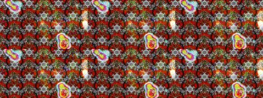 Flat Flower Elements Design. Colour Spring Theme sketch pattern Background. Flowers on gray and red colors. Cute flower raster pattern.