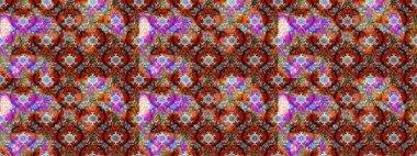 Kahverengi ve nötr renklerde güzel çiçekli eskiz deseni, suluboya çiçek deseni, duvar kağıdı, kart veya kumaş için fayanslı. Raster..