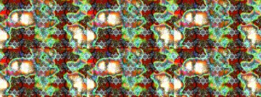 Retro textile design collection. Green and neutral on green and neutral. Silk scarf with blooming flowers. 1950s-1960s motifs. Abstract sketch raster pattern with hand drawn floral elements.